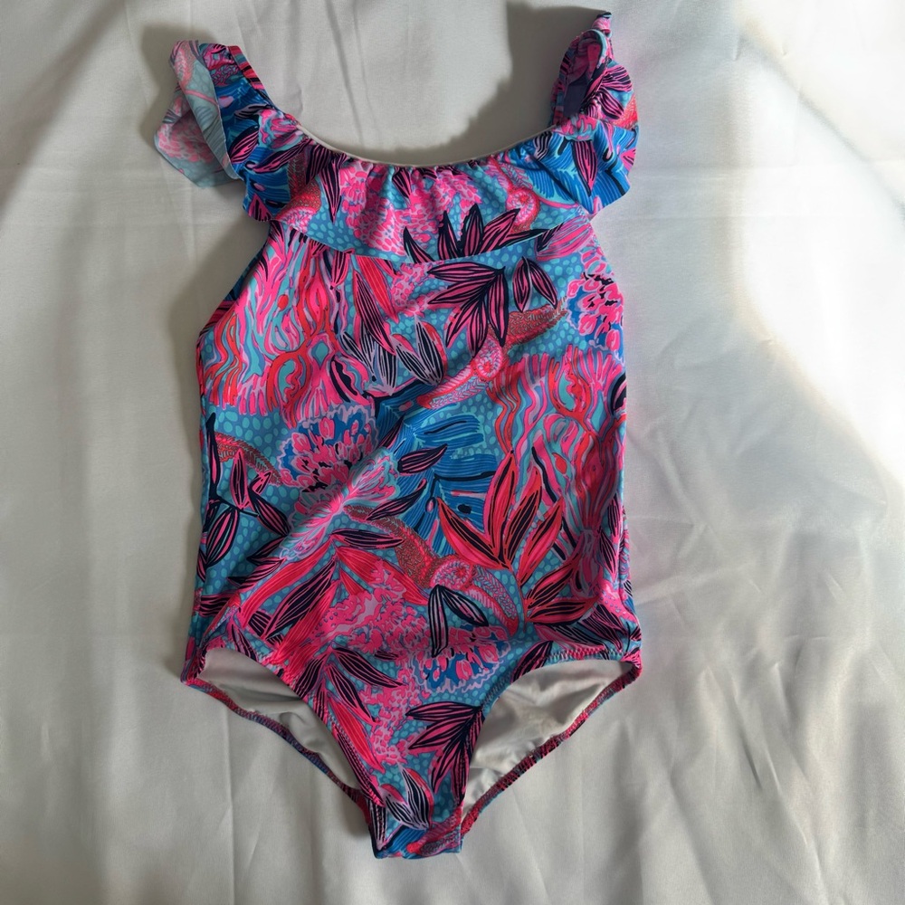 Lilly Pulitzer girls swimsuit.  10